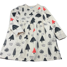 Load image into Gallery viewer, Girls Minti, thick fleece lined sweater dress, pockets, light marks skirt &amp; left sleeve, FUC, size 10, L: 70cm