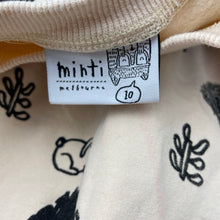 Load image into Gallery viewer, Girls Minti, thick fleece lined sweater dress, pockets, light marks skirt &amp; left sleeve, FUC, size 10, L: 70cm