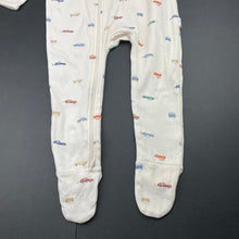 Load image into Gallery viewer, Boys Toshi, cotton zip coverall / romper, cars, EUC, size 1,  