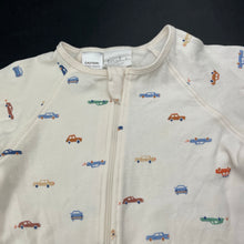 Load image into Gallery viewer, Boys Toshi, cotton zip coverall / romper, cars, EUC, size 1,  