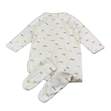 Load image into Gallery viewer, Boys Toshi, cotton zip coverall / romper, cars, EUC, size 1,  