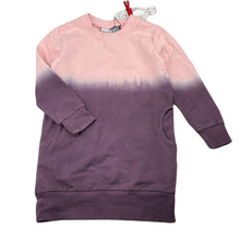 Load image into Gallery viewer, Girls Minti, dip dye stretchy sweater dress, NEW, size 4, L: 51cm
