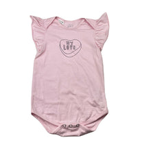 Load image into Gallery viewer, Girls ALEX &amp; ANT, pink stretchy bodysuit / romper, EUC, size 1-2,  