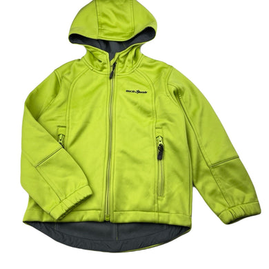 Boys Bossini, green fleece lined zip up jacket, EUC, size 3-4,  