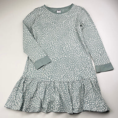 Girls Target, cotton casual long sleeve dress, GUC, size 6, L: 60cm