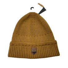 Load image into Gallery viewer, unisex KOORINGAL, mustard ribbed knit hat/beanie, NEW, size 10-14,  