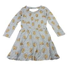 Load image into Gallery viewer, Girls Target, cotton long sleeve dress, cats, light mark back skirt, FUC, size 5, L: 55cm