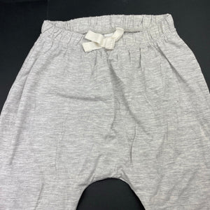 unisex Dymples, grey marle lightweight pants / bottoms, EUC, size 1,  