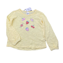 Load image into Gallery viewer, Girls Target, yellow cotton lightweight knit top, NEW, size 3,  