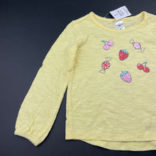 Load image into Gallery viewer, Girls Target, yellow cotton lightweight knit top, NEW, size 3,  