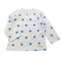 Load image into Gallery viewer, unisex HOTBUBBA, cotton long sleeve top, stars, GUC, size 2,  