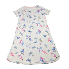 Load image into Gallery viewer, Girls H&amp;M, casual short sleeve dress, birds, EUC, size 9-10, L: 75cm