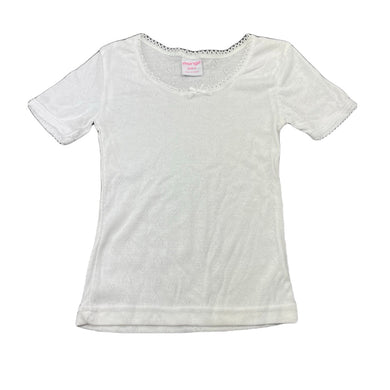 Girls Mango, soft feel short sleeve pyjama top, EUC, size 5,  