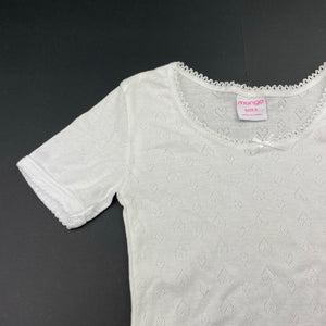 Girls Mango, soft feel short sleeve pyjama top, EUC, size 5,  