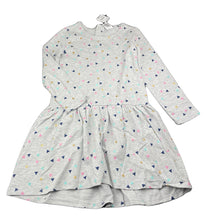 Load image into Gallery viewer, Girls Target, cotton long sleeve casual dress, NEW, size 7, L: 64cm approx