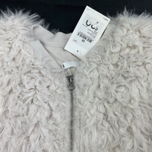 Load image into Gallery viewer, Girls Target, lined fluffy faux fur jacket, NEW, size 16,  