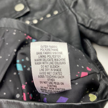Load image into Gallery viewer, Girls Target, black faux leather jacket, GUC, size 7,  