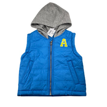 Load image into Gallery viewer, Boys H&amp;T, hooded puffer vest / sleeveless jacket, NEW, size 2,  