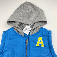 Load image into Gallery viewer, Boys H&amp;T, hooded puffer vest / sleeveless jacket, NEW, size 2,  