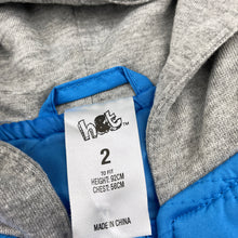 Load image into Gallery viewer, Boys H&amp;T, hooded puffer vest / sleeveless jacket, NEW, size 2,  