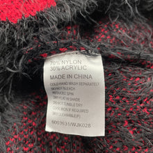 Load image into Gallery viewer, Girls Wayne Jnr, black fluffy sweater / jumper, lips, EUC, size 5,  