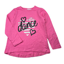 Load image into Gallery viewer, Girls Funky Babe, pink stretchy long sleeve top, dance, GUC, size 7,  