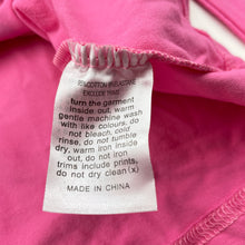 Load image into Gallery viewer, Girls Funky Babe, pink stretchy long sleeve top, dance, GUC, size 7,  