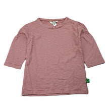 Load image into Gallery viewer, Girls Quince, striped organic cotton top, EUC, size 5-6,  
