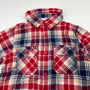 Boys Target, flannel cotton long sleeve shirt, EUC, size 3,  