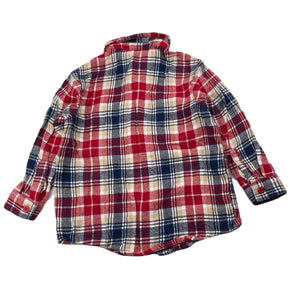 Boys Target, flannel cotton long sleeve shirt, EUC, size 3,  