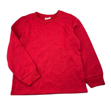 Load image into Gallery viewer, unisex B Collection, red fleece lined sweater / jumper, EUC, size 6,  