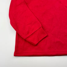 Load image into Gallery viewer, unisex B Collection, red fleece lined sweater / jumper, EUC, size 6,  