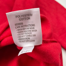 Load image into Gallery viewer, unisex B Collection, red fleece lined sweater / jumper, EUC, size 6,  