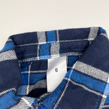Load image into Gallery viewer, Boys Target, flannel cotton long sleeve shirt, EUC, size 6,  
