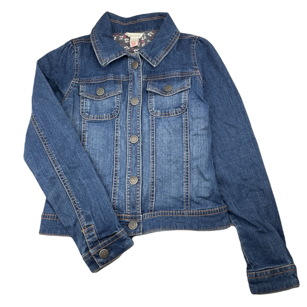 Girls Monsoon, lightweight stretch denim jacket, GUC, size 10-12,  