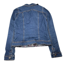 Load image into Gallery viewer, Girls Monsoon, lightweight stretch denim jacket, GUC, size 10-12,  