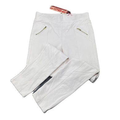 Girls Gum, cream stretchy pants / leggings, elasticated, Inside leg: 63cm, NEW, size 14,  