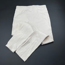 Load image into Gallery viewer, Girls Gum, cream stretchy pants / leggings, elasticated, Inside leg: 63cm, NEW, size 14,  