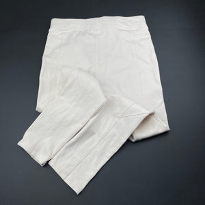 Girls Gum, cream stretchy pants / leggings, elasticated, Inside leg: 63cm, NEW, size 14,  