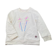 Load image into Gallery viewer, Girls Anko, fleece lined sweater / jumper, wands, light mark back right cuff, FUC, size 4,  