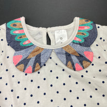 Load image into Gallery viewer, Girls Target, cotton long sleeve top, giltter collar, EUC, size 2,  
