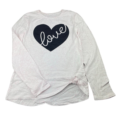 Girls Clothing & Co, long sleeve tee/top, heart, EUC, size 14,  