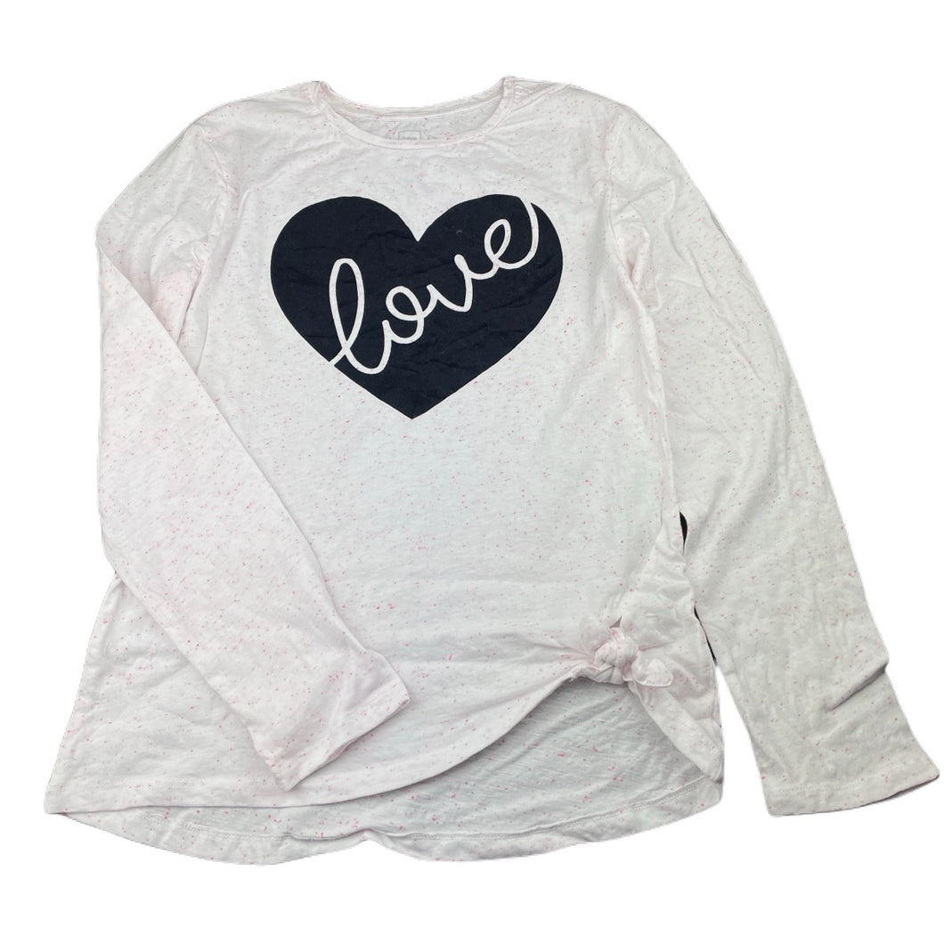 Girls Clothing & Co, long sleeve tee/top, heart, EUC, size 14,  