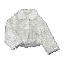 Load image into Gallery viewer, Girls Pumpkin Patch, grey faux fur jacket / coat, GUC, size 5,  