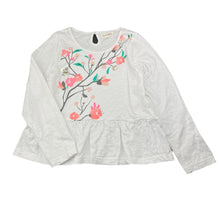 Load image into Gallery viewer, Girls Charlie &amp; Me, cotton long sleeve top, flowers, EUC, size 10,  