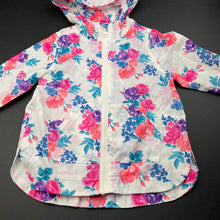 Load image into Gallery viewer, Girls Emerson, lightweight floral spray jacket / coat, GUC, size 3,  