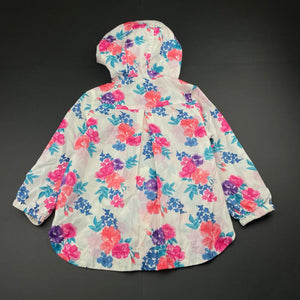 Girls Emerson, lightweight floral spray jacket / coat, GUC, size 3,  