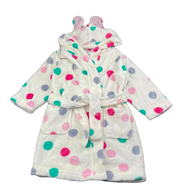 Girls Target, soft fleece dressing gown / bath robe, EUC, size 2,  