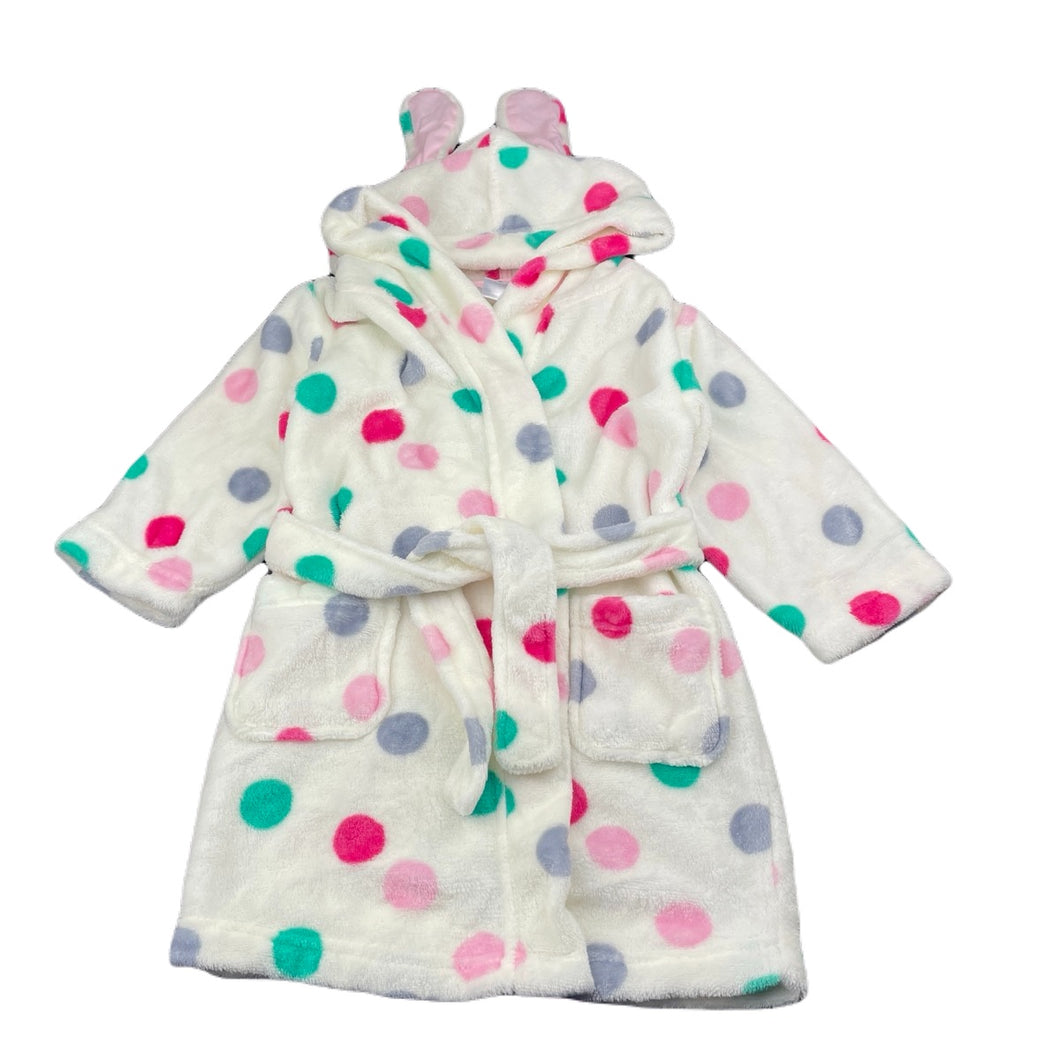 Girls Target, soft fleece dressing gown / bath robe, EUC, size 2,  