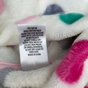 Girls Target, soft fleece dressing gown / bath robe, EUC, size 2,  